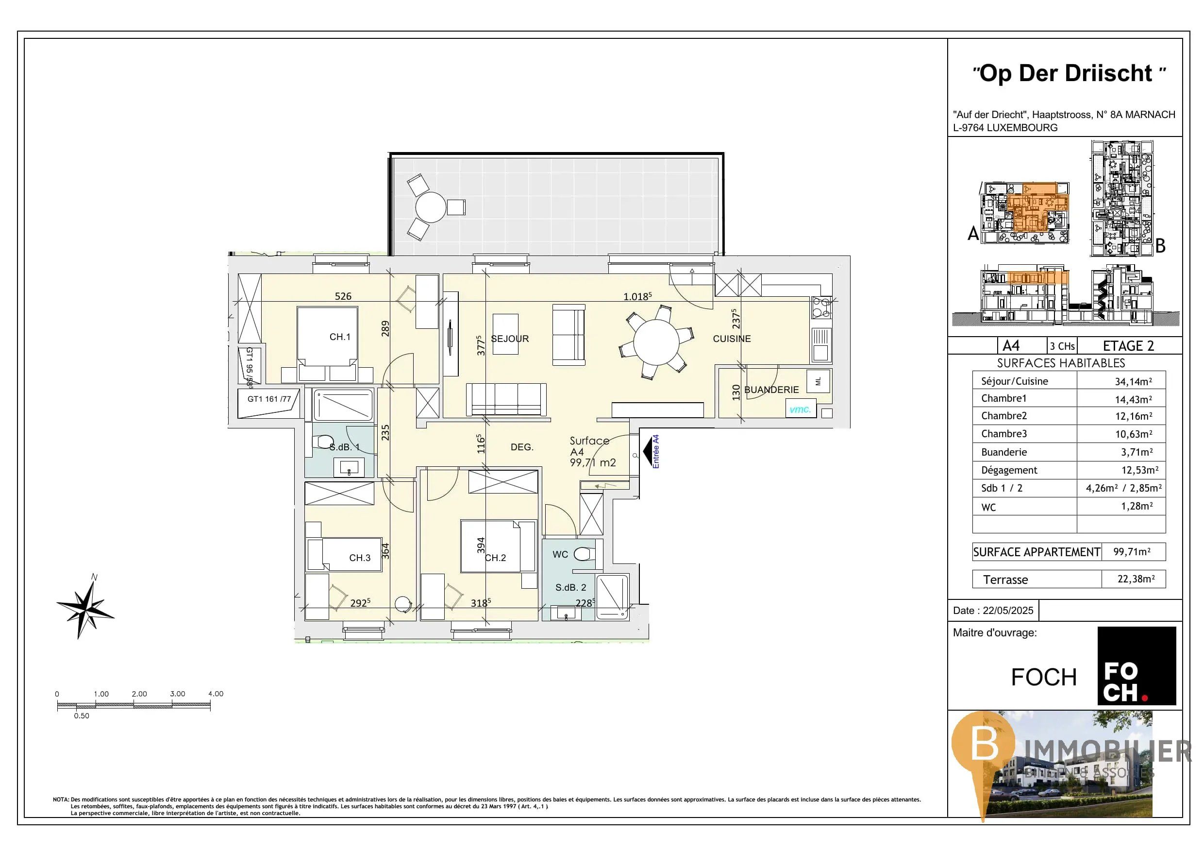 Appartement à vendre à Marnach