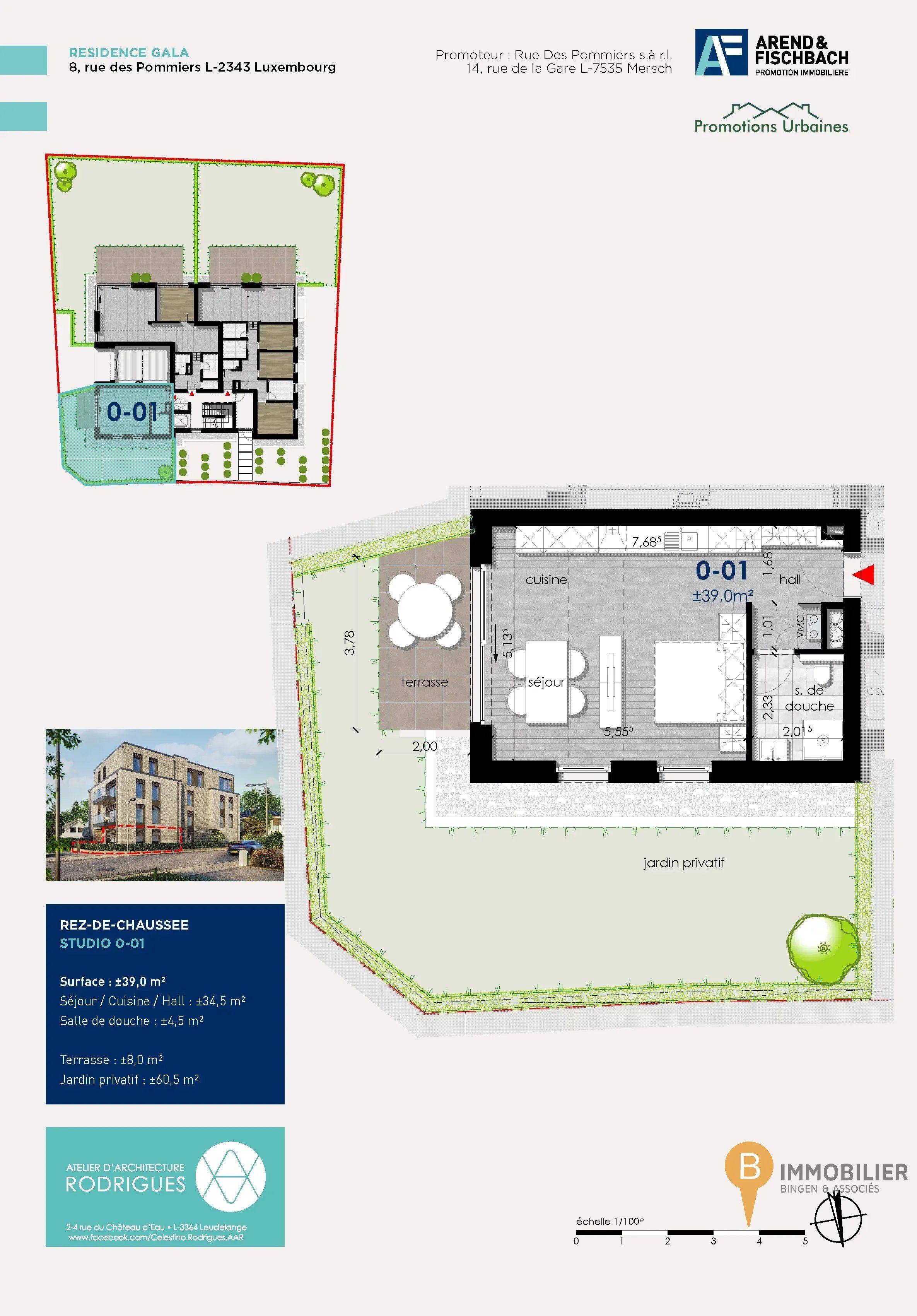 Appartement à vendre à Luxembourg-Cents
