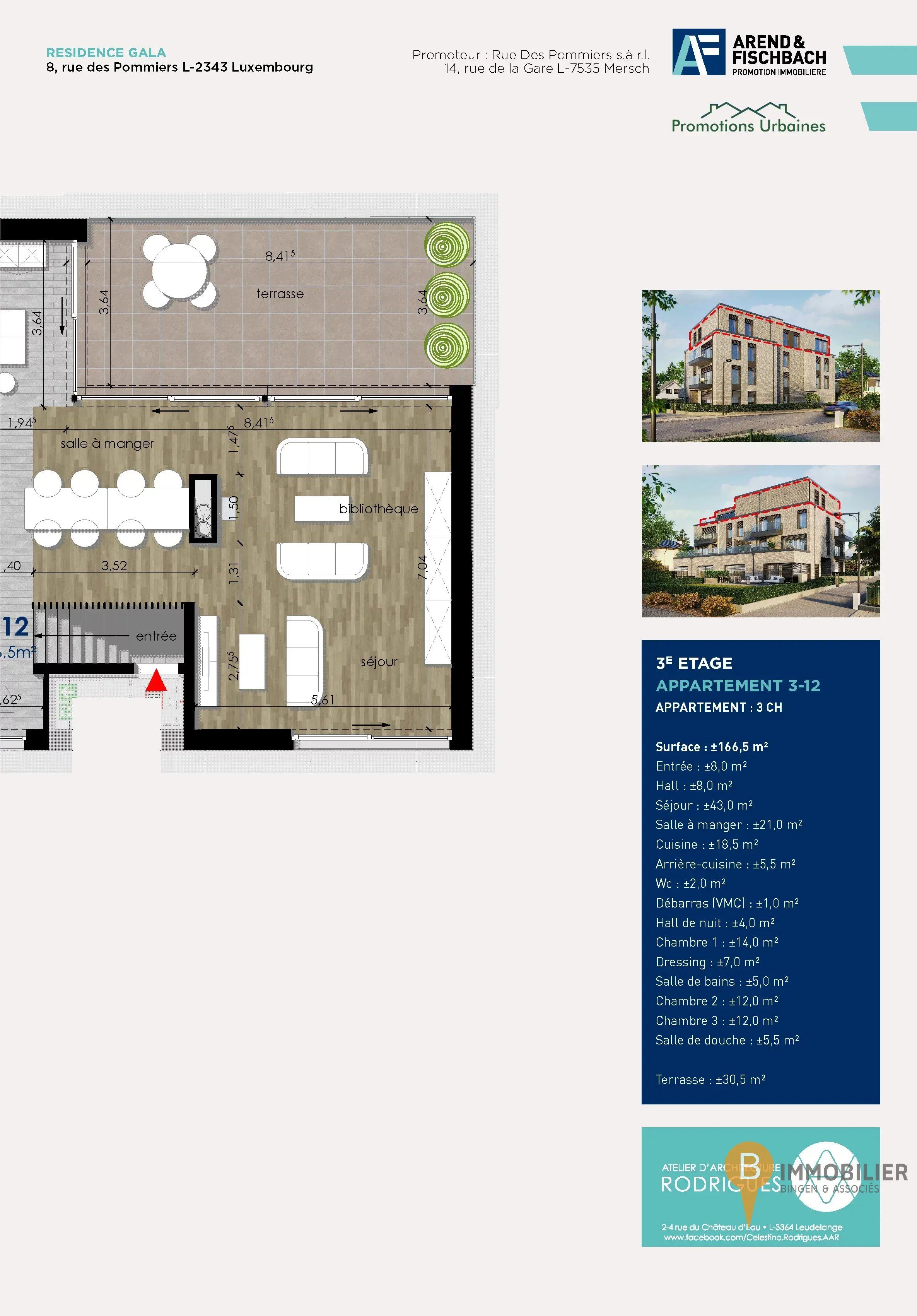 Appartement à vendre à Luxembourg-Cents