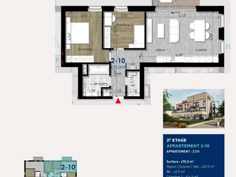 Appartement à vendre à Luxembourg-Cents