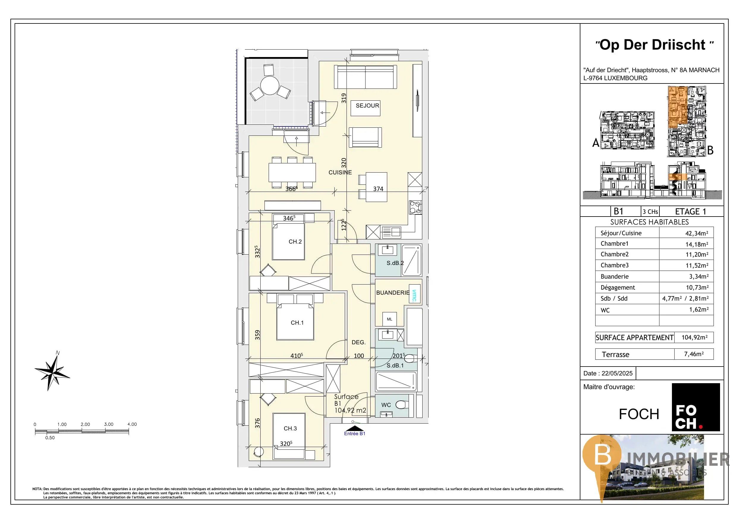 Appartement à vendre à Marnach