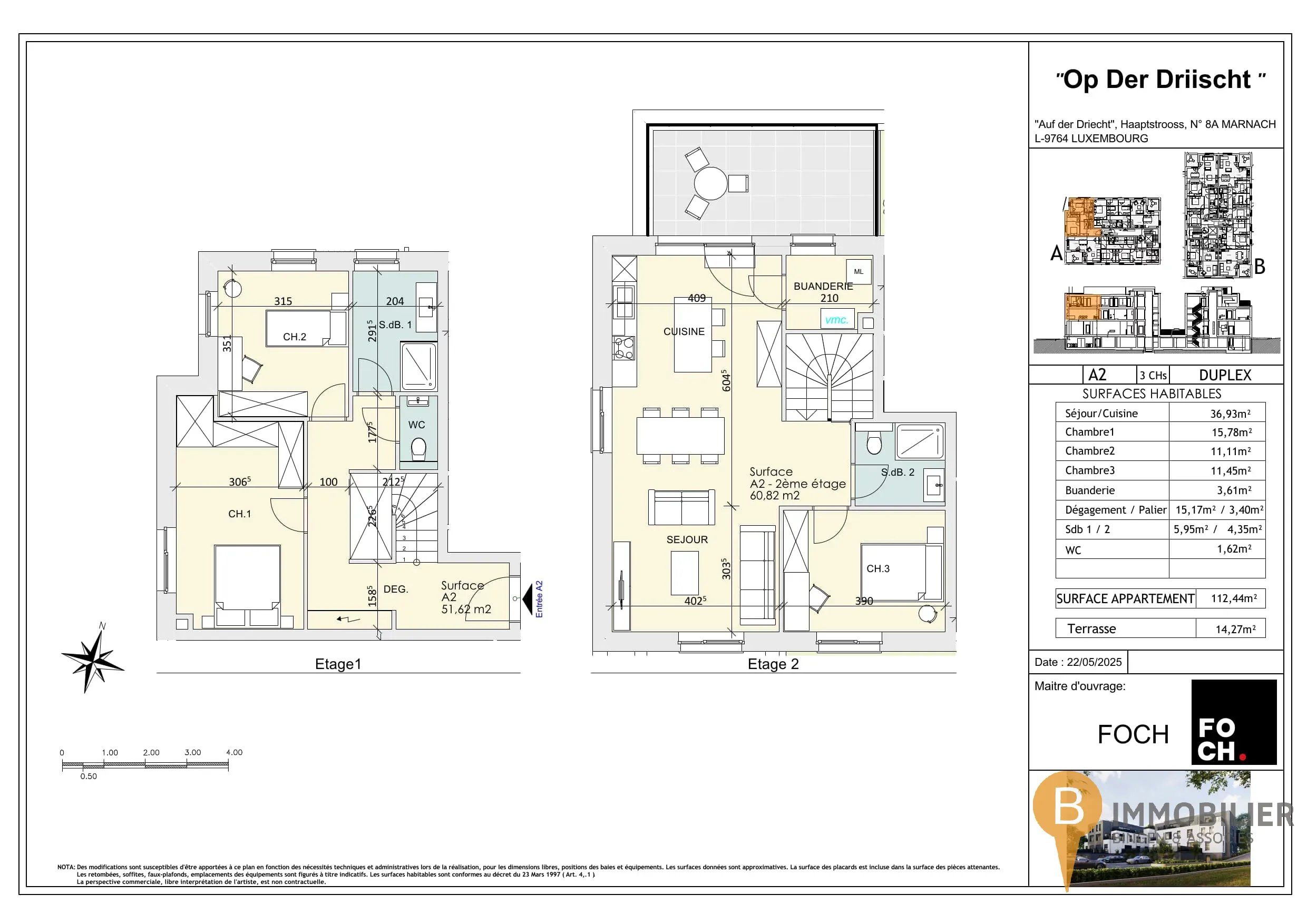 Appartement à vendre à Marnach