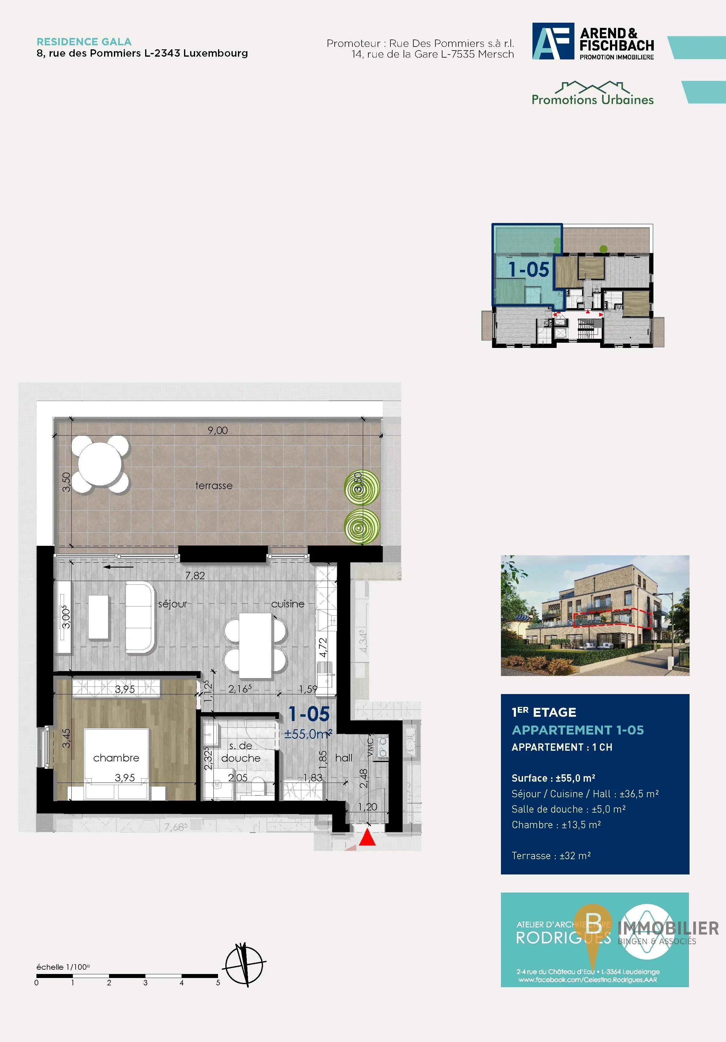 Appartement à vendre à Luxembourg-Cents