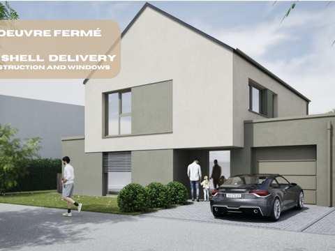 MAISON EN GROS-OEUVRE FERME à VENDRE à HELLANGE
