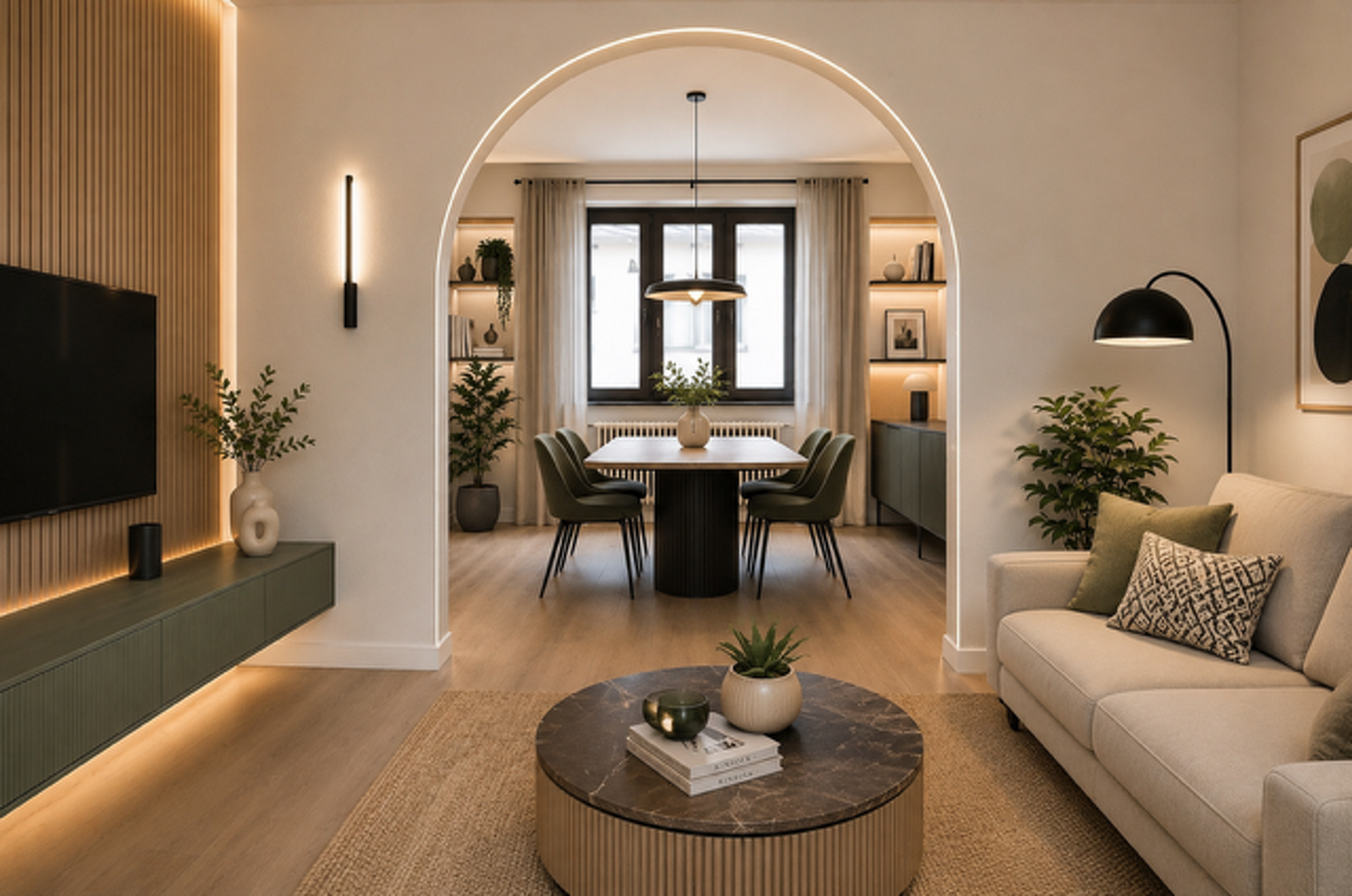 Maison libre de 3 côtés