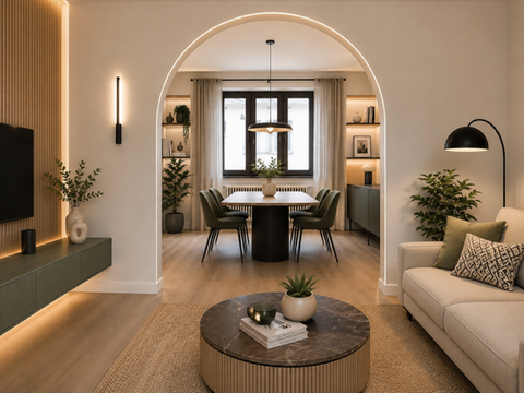 Maison libre de 3 côtés